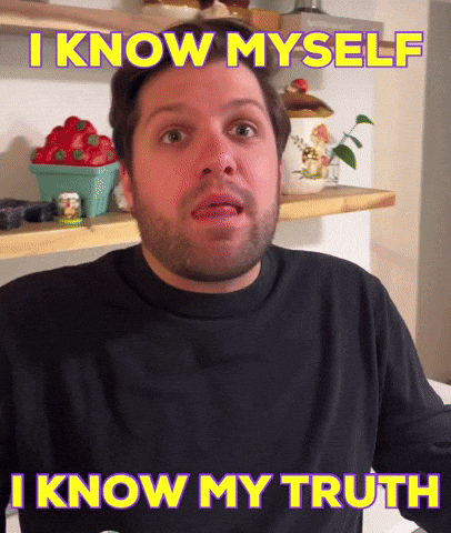 I Am Who I Am Intuition GIF by Jess Stempel