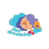 Clouds Dreaming Sticker