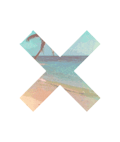 the xx beach STICKER