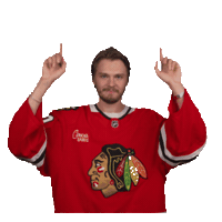 Point Up Sticker by NHLBlackhawks