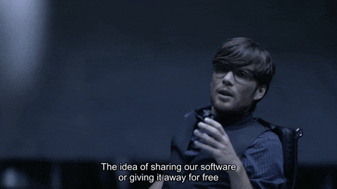 Tron Legacy Sharing GIF by Goldmaster