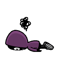 Sad No Motivation Sticker by Naeleck