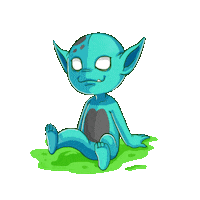 Happy Monster Sticker