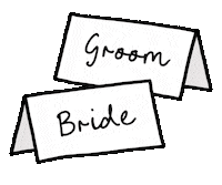 twotabbies wedding wedding day wedding invitation wedding stationery Sticker