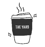 theyardcoffee coffee cup hot coffee coffee to go pivotal Sticker