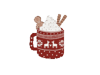 Hot Chocolate Winter Sticker by Prullemupke
