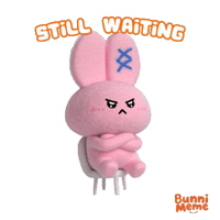 Bored Still Waiting Sticker by POPJOY