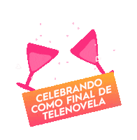 Cheers Celebrando Sticker by Pasiones TV