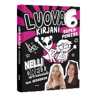 Superpowers Supersankari Sticker by Otavankirjat