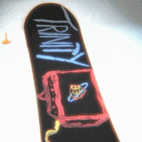 TrinityVixx snow winter snowboard snowboarding GIF