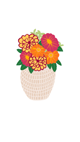 Flower Basket Flowers Sticker by La Basketry