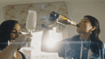 Wedding Party Drinking GIF by Zola