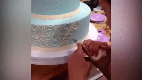 cake satisfying GIF
