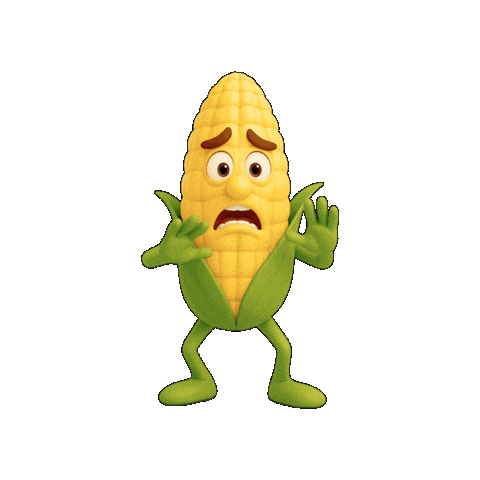 TostadasOrtiz giphygifmaker fear scare corn Sticker