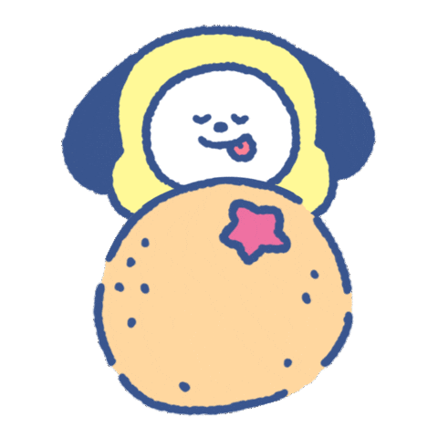 Orange Chimmy Sticker by BT21