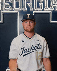 Georgia Tech Baseball GIF by Georgia Tech Yellow Jackets