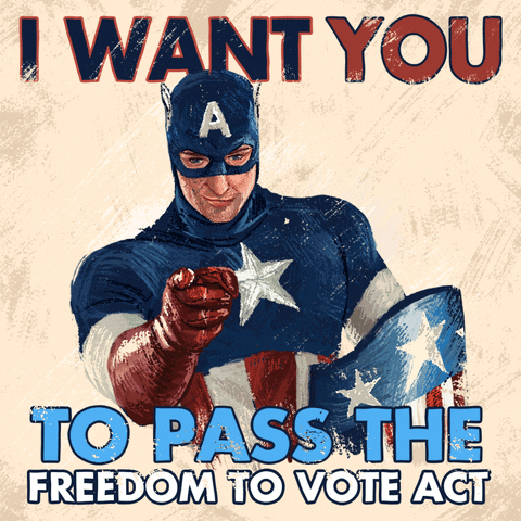 Voting Captain America GIF by Creative Courage