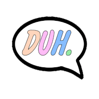 rainbow text Sticker by Yeah Bunny