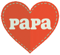 Papa Love Sticker by Kretzer Visuelles