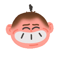 Face Smile Sticker by Ror Wilson