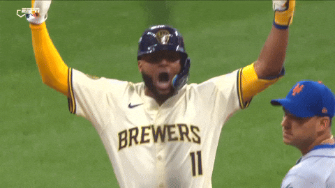 Celebrate Milwaukee Brewers GIF by MLB