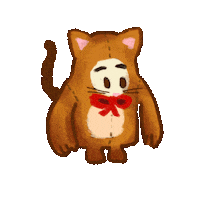 Fall Guy Cat Sticker