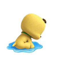 Sad Dog Sticker by UpStudiosWorld
