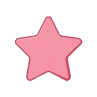 Pink Star Sticker by Deka Lash