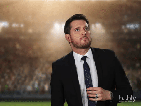 Michael Buble Football GIF by bubly