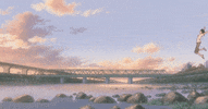 the girl who leapt through time jump GIF by Funimation