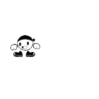Marlonalef cansado animacao Ilustração yoko Sticker