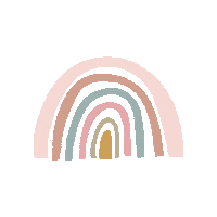 dittiiiart rainbow white colorful random Sticker
