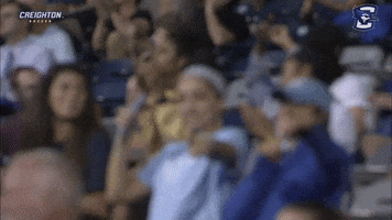 Fans First Bump GIF by Creighton University Athletics
