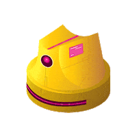 thatnastynes robot graffiti spray spaceship Sticker