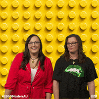 LEGOMastersAU point lego left jennifer GIF