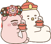 Chinese New Year Tea Sticker