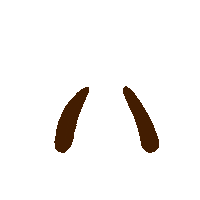 dog ear Sticker