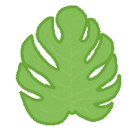 Leaf Wiggle Sticker by Joe Daley