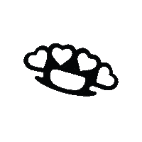 Tough Love Knuckles Sticker by Harveys Seatbelt Bag