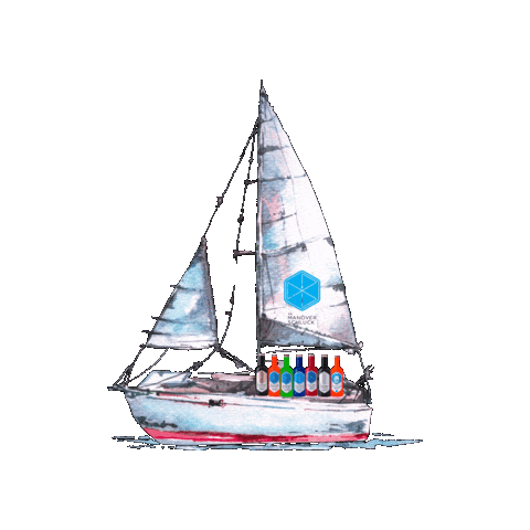 Bottles Sailboat Sticker by JJs Manöverschluck