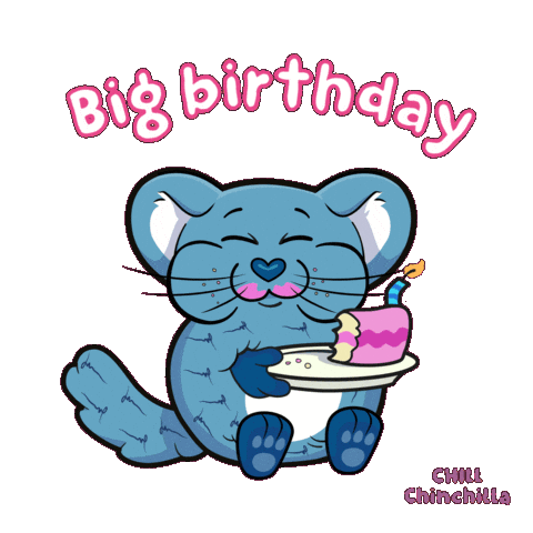 Happy Birthday Eating Sticker by VeeFriends