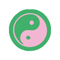 vintagesupplyclothing yin yang ying yang vintage supply vintage supply clothing Sticker