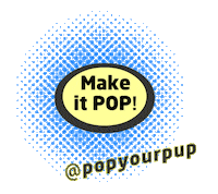 pop art love Sticker by Pop Your Pup!™