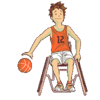 Sport Basket Sticker by RO.GA.