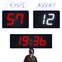 12 Away Sticker