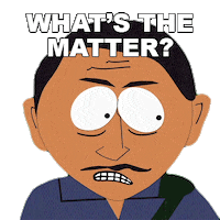 Whats Wrong Mustache Sticker by South Park