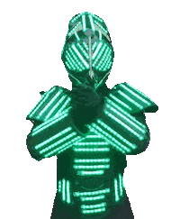 Robot Clap Sticker by Stellar Eventos