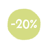 Discount Percent Sticker by Sebio