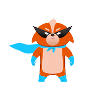 Superdog Wachhund Sticker by IF Movie