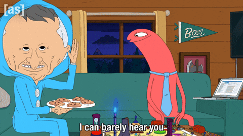 Cant Hear You Come Closer GIF by Adult Swim